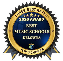 The Upbeat Music Academy Kelowna ha been named one of the top 3 music schools in Kelowna